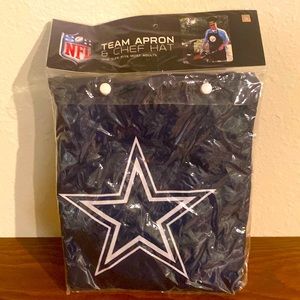 Team Apron & Chef Hat-Cowboys-Brand New